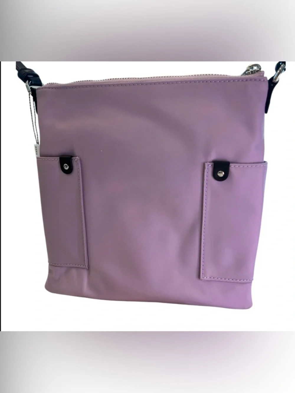 Marc Jacobs Crossbody Bag Lavender, Black Accents Silver Hardware NWT - Picture 3 of 6